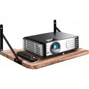 Wall Mounted Solid Wood TV Box Shelf