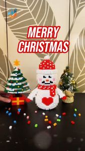 SMY Nano Blocks Serial Natal Mainan Anak Bricks Education Toys Balok Susun Puzzle Animasi 3D Model