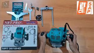 NRT-PRO 3612HD Mesin Router 12mm Besar Profil Kayu Wood Trimmer 3612 HD