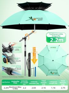 YUZHIYUAN | Sun Rain Protection Fishing Umbrella