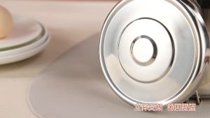 Designer Tiffin Carrier | 16cm | High Quality Variant | 3-Tier | Stainless Steel Food Container / Mangkuk Tingkat / gift kahwin hari raya