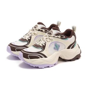Thick Sole Height Increasing Shoes Dad Shoes Petal Sneakers