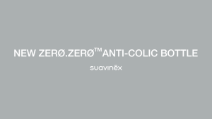 Suavinex ZERO ZERO Anti-Colic Silicone Baby Bottle – 180ml For Newborns