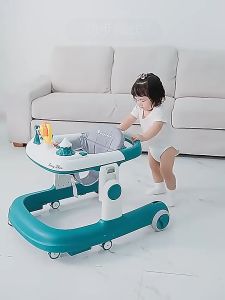 2in1 รูปตัวยู รถหัดเดิน รถหัดเดินเด็ก สิงโต พร้อมเสียง พับเก็บ รถวงกลม รถกลม รถผลักเดิน