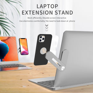 Multifunctional Bracket Phone Stand Holder Magnetic Stand Laptop Stand Universal Holder Aluminum Alloy Foldable Notebook Stand Laptop handphone stand