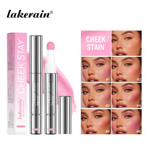 6 Colors Liquid Sponge Cheek Blusher Face Highlighter Long Lasting Natural Skin Tint Face Blush Sponge Wand For Cheek Makeup