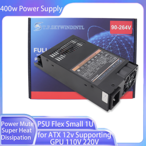 400w Power Supply PSU Flex Small 1U for ATX 12v Supporting GPU 110V 220V Power Mute Super Heat Dissipation Power Supply