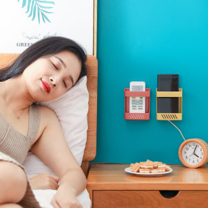 Remote Control Wall Mounted Storage Phone Plug Holder l Multifunction Mobile Phone Plug Wall Holder | Mobile Phone Plug Wall Holder Charging Multifunction Organizer Hook