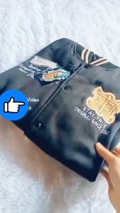 Jaket Baseball Varsity Pria / Varsity Jacket Vintage Pria Wanita Full Bordir