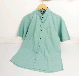 KEMEJA POLOS PRIA DEWASA LENGAN PENDEK TERLARIS WARNA DUSTY PINK