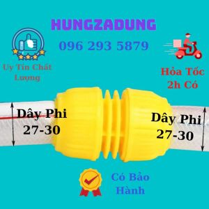 Khớp Nối Dài Ống Nước Mềm Dẻo Có Đường Kính 27mm  . Khớp Chuyển Đổi Ống Nước Mêm To Sang Ống Nhó Từ Phi 27- 30mm Sang Phi 23 - 27mm