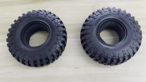 RS RC 1.9inch Rubber Tyres Wheel Tires for 1/10 RC Car Axial SCX10 III AXI03007 AXI03004 Capra TRX-4 Monster Truck