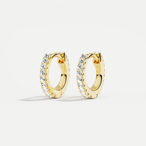 Golden Hoop Earrings