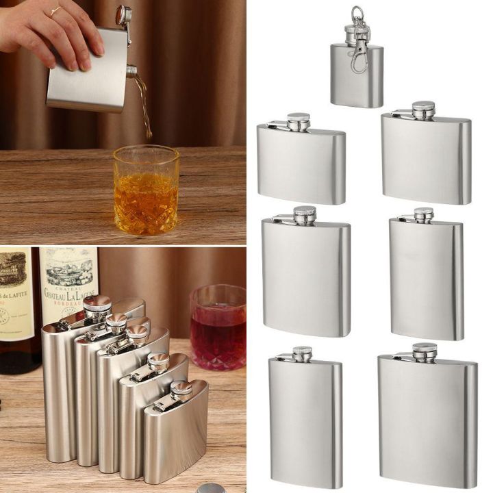 hip flask Metal hip flask whiskey cup wine bottle camping alcohol