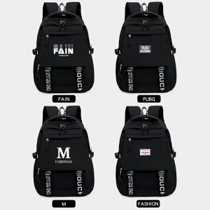 Backpack Female fall winter simple travel computer backpack Male high school junior high school students large capacity student bag【2】