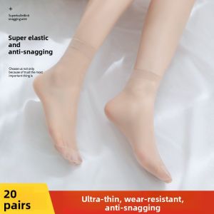 Transparent Invisible Anti-slip Thin Womens Socks
