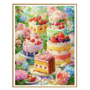 Dessert Cake Modern Simple Style Jigsaw Puzzle 500 1000 1200 2000pcs For Young Adults Family Quality Time Cognitive Training Toy