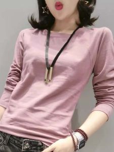Cotton Long Sleeve Womens Large Size Top