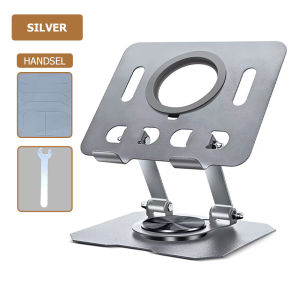 AKABEILA | Foldable Tablet Holder 360° Rotatable Adjustable Foldable Desktop Stand Compatible For 4.7-10 Inch ipad Pro Air Tablet Phone
