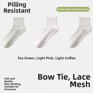 Nanjiren | Antibacterial Breathable Bamboo Fiber Womens Summer Socks