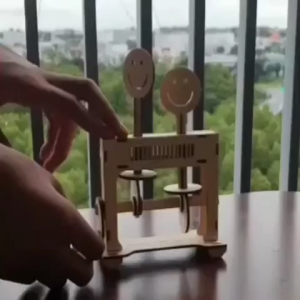 Automata World Dancing Smileys DIY Kit STEAM DIY Kit Children Party gift STEM toys with coloring set for kids