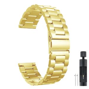 Metal Strap For Amazfit Active Max/Active 2/Balance 2/Bip 6 5 3Pro/GTS GTR 4 3 2/Helio Stainless Steel Band 20/22mm Metal Correa