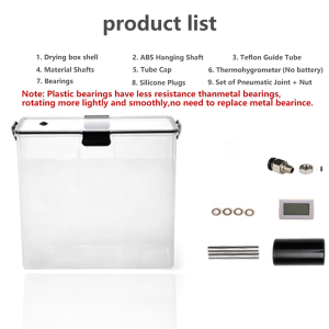New Upgrade 3D Printer Filament Dryer Box 1KG Sealing Box For PLA PETG ABS TPU Real-Time Monitoring Filament Tools Storage Box