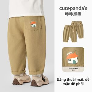 CUTEPANDAS | Quần Lỏng Thoải Mái Dệt