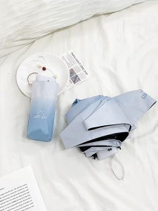 Payung Mini Gradient / Payung Lipat UV - Ukuran Mini 15 cm - Multi Fungsi Tahan Hujan & UV UPF 50+