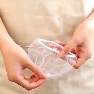 100Pcs Disposable Kitchen Sink Filter Mesh Sewer Garbage Filter Meal Residue Pool Mesh Bag Drainage Screen Sink Garbage Net