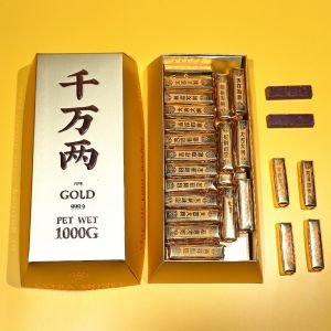 Gold Bar Chocolate Heart Shaped Snacks Black Chocolate with Nuts And Raisins Valentines Day Childrens Day Million Taels Gift Box