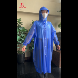 ÁO MƯA DÂY KÉO TRONG MÀU (Giao màu ngẫu nhiên)