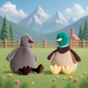Jooki Cute Soft Ladom Duck Plush Toy Pillow | Patung Itik Bulu Lembut Comel | 捉趣拉多姆ladom鸭鸭毛绒玩具鸭子公仔娃娃玩偶抱枕生日礼物女孩