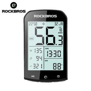 ROCKBROS M1 GPS Bluetooth 5.0 ANT + Đồng Hồ Tốc Độ Không Dây Cho Xe Đạp Đường Trường MTB Ciclismo Đồng Hồ Đo Tốc Độ Tương Thích Với Garmin Zwift