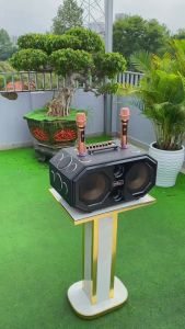 Loa Karaoke xách tay V18 Pro - Công Suất Khủng 1000w  Âm Thanh Tuyệt Vời  Kèm 2 micro cao cấp  Kết nối đa dạng Hệ thống loa: Bass đôi 20CM kết hợp với 18 đường tiếng bảo hành 12 tháng