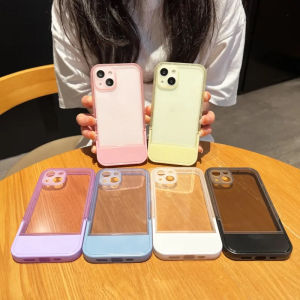 Clear Shockproof Phone Case With Invisible Bracket iPhone Case for iPhone 11 13 14 Pro Max 14 Pro 7 8 Plus XR 12 13 Pro X XS Max SE 2020 Soft TPU Protetive Cover