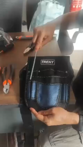 TRENY Multi-function Electrician Tools Bag Waist Pouch Belt Storage Holder Organizer Garden Tool Kits Waist Packs Oxford Cloth