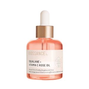 Biossance Squalane + Vitamin C Rose Oil 30ml / Copper Peptide Rapid Plumping Serum 50ml