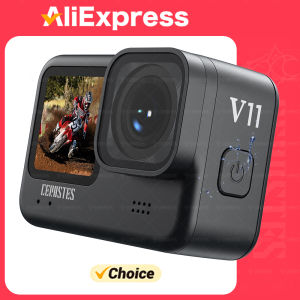 Camera Hành Động 5K 4K Với Bộ Ổn Định Điện Tử WiFi Mũ Bảo Hiểm Thể Thao Ghi Hình Video Camera Xe Đạp Màn Hình Cảm Ứng Chống Nước Cho Các Hoạt Động Ngoài Trời