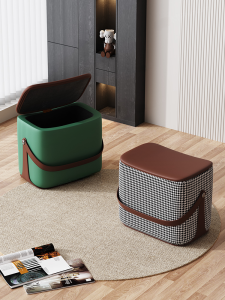 Storage Dresser Stool Bedroom Makeup Stool Make-up Chair Living Room Sofa Stool Coffee Table Stool Shoe Changing Stool Saddle Stool