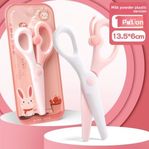 JIELI | Child Safety Scissors for Paper Cutting Plastic Round Tip 3 Years Old and Up