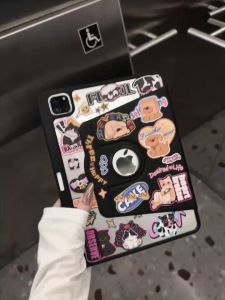 เคสสำหรับไอแพด เคส สำหรับ iPad 10.2 Gen 7 9 8 Gen10 Air4 5 6 10.9 Air6 เคสหมุนได้360 องศาหมุน หลังโปร่งใส มีช่องใส่ปากกา