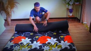 Kasur Busa Lipat Empuk Motif Minimalis premium Busa ROYA karpet import LP