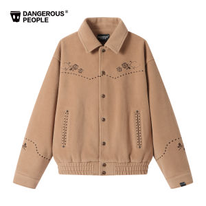 dangerouspeople | Ethnic Embroidery Studs Retro Lapel Jacket
