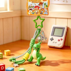 Potdemiel | Officially Licensed Toy Story Detachable Keychain Charms Movie Peripheral Trendy Toys Multi-Character Bag Ornament for Gifts
