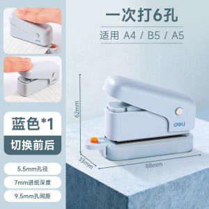 Máy Đục Lỗ Văn Phòng Deli Mini Máy Đục Lỗ Một Lỗ Tròn Đục Lỗ Thủ Công Cho Học Sinh Đặt Sách Đục Lỗ Máy Văn Phòng Phẩm