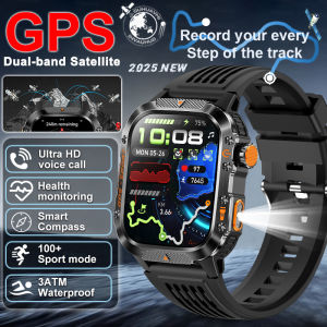 2025 New T-Rex 3 Ultra GPS Smart Watch 10ATM Waterproof Built-in Dual-band GNSS Compass Military Sport Men Swim Bracelet For IOS