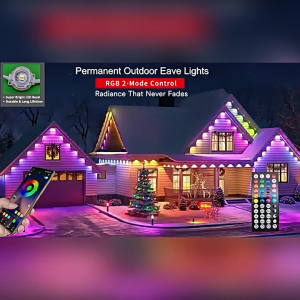 Eaves lights outdoor lighting waterproof RGB 24V LED fairy lights Christmas decoration lights