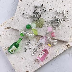 Vòng Tay Charm Sao Handmade Phong Cách Y2K Vintage Grunge Thập Niên 2000 Dành Cho Nữ Và Bé Gái Phụ Kiện Trang Sức Acrylic Thẩm Mỹ