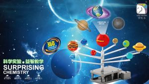 Mô hình hệ mặt trời Steam Có động cơ quay đèn chiếu hành tinh.